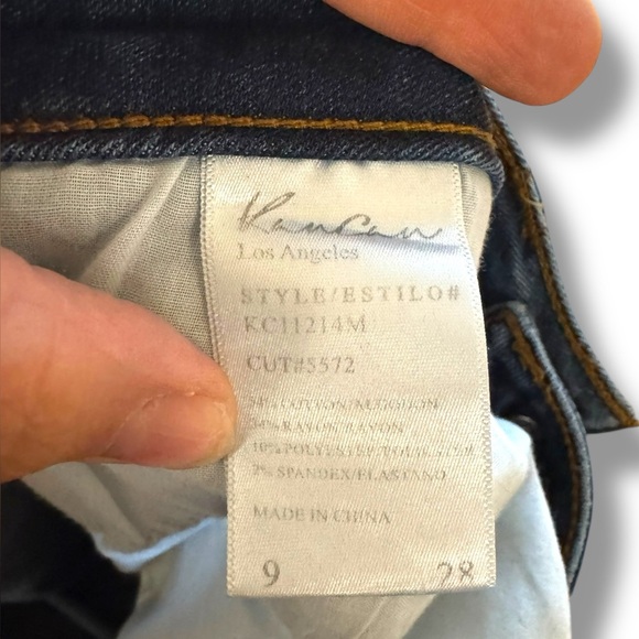 Women's KanCan Estilo Med Blue Wash High Rise Stretch Denim Jeans Sz 9/28 EUC - Picture 2 of 8